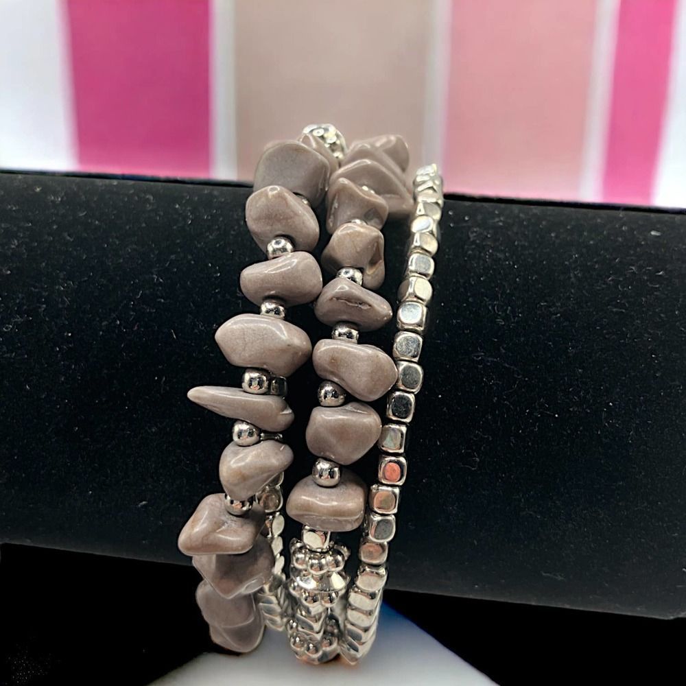 NWT! Paparazzi Bracelet Rockin Renegade Lavender & Silver Infinity Wrap Bracelet